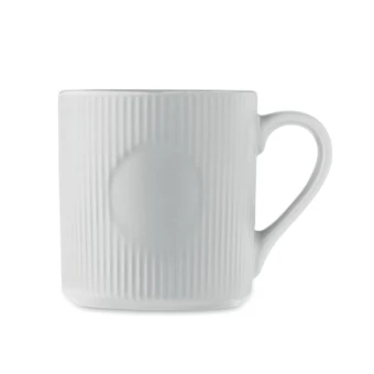 Kubek ceramiczny w prążki 340 m - RIBMUG (NMO-MO2397-06)