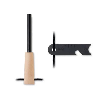 Krzesiwo z rączką z drewna sosn - FUEGOR (NMO-MO2417-40)