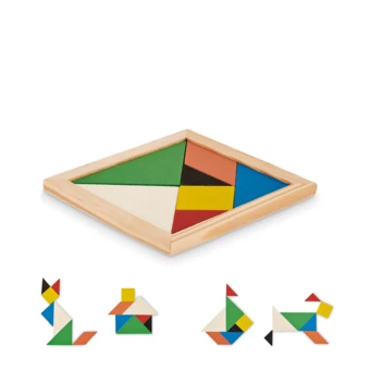 Drewniane puzzle Tangram - TANGRAM (NMO-MO6693-40)