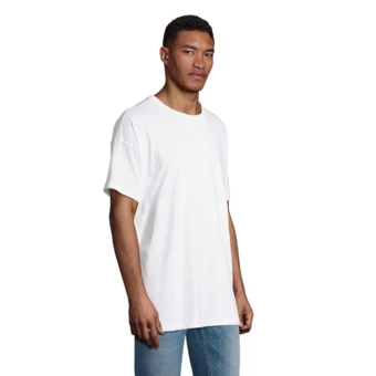 BOXY MEN T-SHIRT OVERSIZE - BOXY MEN (NMO-S03806-WH-M)