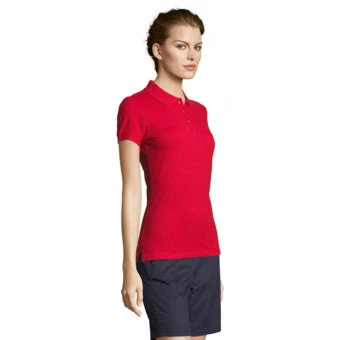 PEOPLE Damskie POLO 210g - PEOPLE (NMO-S11310-RD-XL)