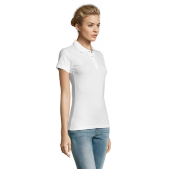 PERFECT Damskie POLO 180g - PERFECT WOMEN (NMO-S11347-WH-3XL)