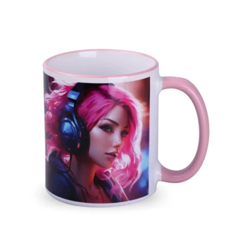 Tomek Art Halo 320ml biały/różowy (NMX-M523-87610)