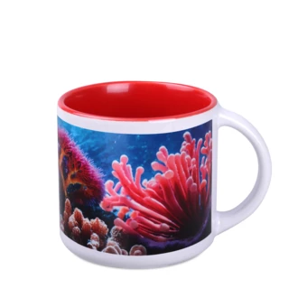 Modern Art 390ml biały/czerwony (NMX-M520-87605)