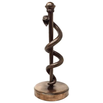 Laska Eskulapa Figurka Prezent Dla Lekarza Medyka - 30 cm Żywica - MC-9634 (NMT-096341)