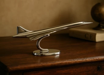 Metalowy model samolotu Concorde - ikona lotnictwa - CON (NMT-225639)