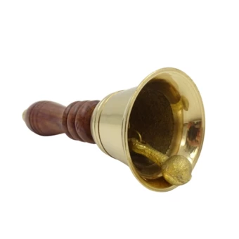 Dzwonek Ręczny Mosiężny Retro - Dzwonek z rączką - HBW28/2 (NMT-226247)