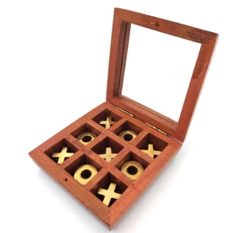 Kółko i krzyżyk w pudełku ze szklanym topem – G1044Z (NMT-229125)