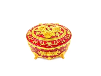 Szkatułka Metalowa Owalna – OVA (NMT-229415)