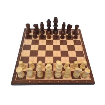 Klasyczne Szachy drewniane - 27 x 27 cm – 1050743 (NMT-050743)