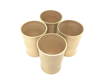 Komplet 4 kieliszków - mosiądz, mat – SEK (NMT-320844)