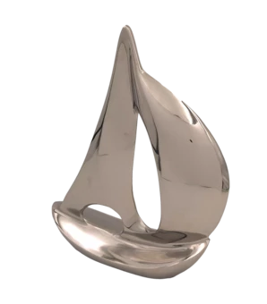 Duży model jachtu - metal - 36cm - N-1647 (NMT-320745)