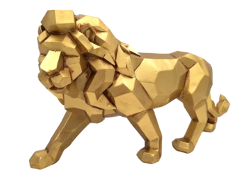 Duża Figurka - Złoty Lew - 43cm - 43477Y2 (NMT-321339)