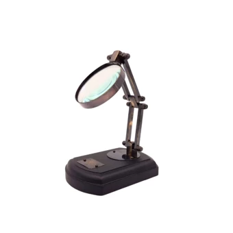 Lupa na drewnianej podstawie - MG4ZS (NMT-321872)