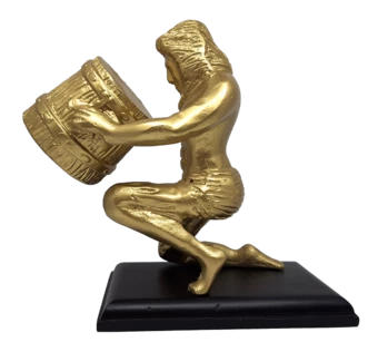 Złota figurka dekoracyjna - Wodnik- AQU2 (NMT-321995)