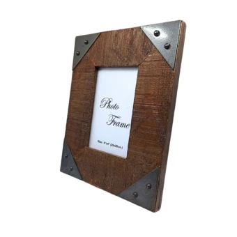 Drewniana ramka na zdjęcia 10x15 cm vintage – drewno mango (NMT-322510)