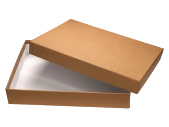 Pudełko kaszerowane papierem ozdobnym (26,5x15,5x3,5cm) 45003710 - beżowy (NJG-45003710)