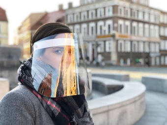 Przyłbica z podnoszoną szybą TEMIDA 1424162 (NJG-1424162)