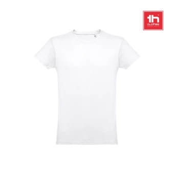 THC LUANDA WH. T-shirt męski z bawełny rurkowej. Kolor biały (NPS-30101-106-S)