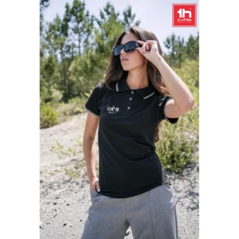 THC ROME WOMEN. Damski slim fit polo t-shirt (NPS-30139-103-XXL)