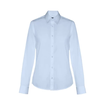 THC PARIS WOMEN. Popelinowa koszula z długim rękawem dla kobiet (NPS-30152-124-S)