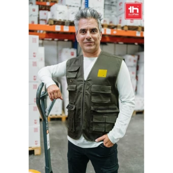 THC PIXEL. Kamizelka (200 g/m²) z poliestru i bawełny (NPS-30270-134-S)