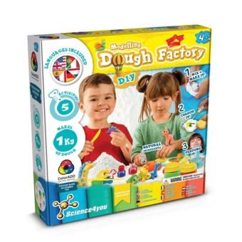 Modeling Dough Factory Kit III. Gra edukacyjna dostarczany z papierową torebką prezentową (100 g/m²) (NPS-35802-106)