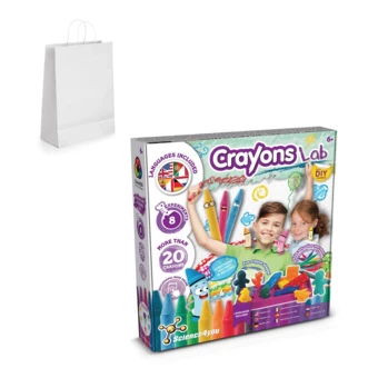 Crayon Factory Kit III. Gra edukacyjna dostarczany z papierową torebką prezentową (100 g/m²) (NPS-35806-106)