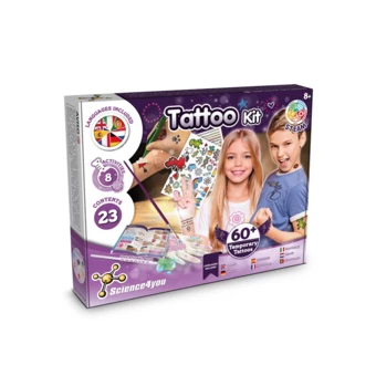 Tattoo Factory Kit I. Gra edukacyjna dla dzieci (NPS-35834-100)