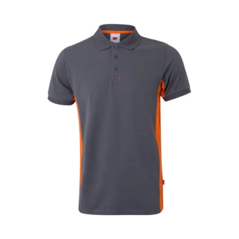 VL SUPAY. Dwukolorowa koszulka polo piqué (180 g/m²), krótki rękaw, bawełna (60%) i poliester (40%) (NPS-36039-217-2XL)