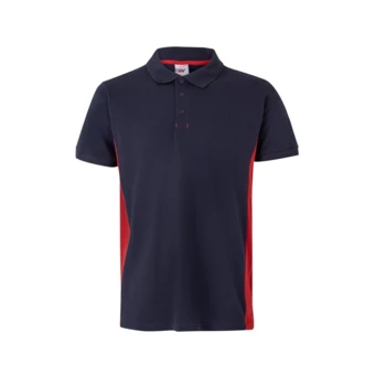 VL SUPAY. Dwukolorowa koszulka polo piqué (180 g/m²), krótki rękaw, bawełna (60%) i poliester (40%) (NPS-36039-224-3XL)