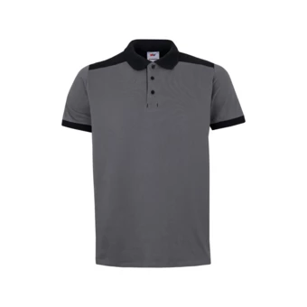 VL VELES. Dwukolorowa koszulka polo piqué (180 g/m²), krótki rękaw, bawełna (60%) i poliester (40%) (NPS-36148-113-XL)