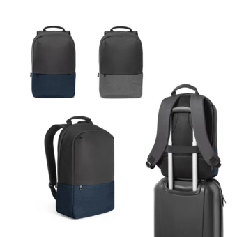 GENOA BPACK. Plecak antykradzieżowy z poliestru 600D o wysokiej gęstości pochodzącego z recyklingu (NPS-92190-113)