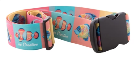 Terminal pasek do bagażu własnego projektu - biały (NAD-AP718132)