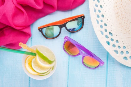 Noosa okulary przeciwsłoneczne - pomarańcz (NAD-AP741791-03)