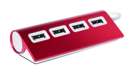 Wudge USB hub - czerwony (NAD-AP781137-05)