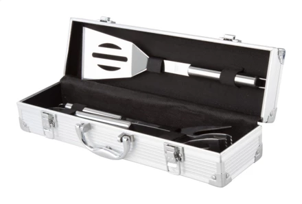 Carolina zestaw do BBQ - srebrny (NAD-AP800384)