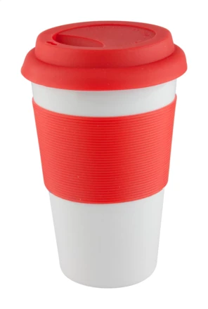 Soft Touch mug with silicone - red (NAD-AP803420-05)