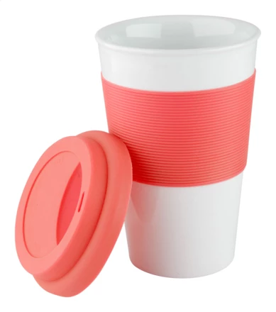 Soft Touch mug with silicone - red (NAD-AP803420-05)