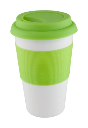 Soft Touch mug with silicone - lime green (NAD-AP803420-07)