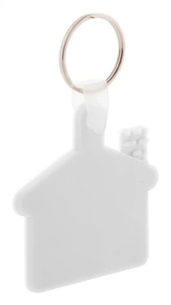 Cottage keyring - white (NAD-AP809332-01)