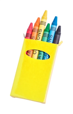 Sorell 6 pc crayon set - yellow (NAD-AP731350-02)