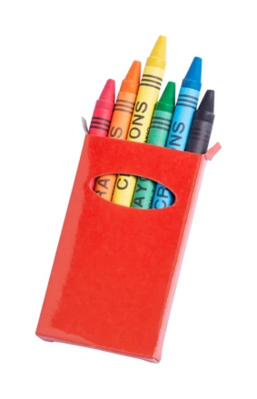 Sorell 6 pc crayon set - red (NAD-AP731350-05)