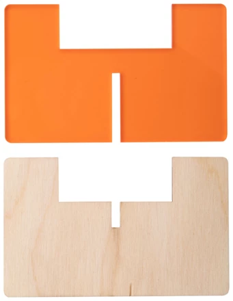 Candix podstawka pod świecę - transparentny pomarańczowy (NAD-AP718182-03T)