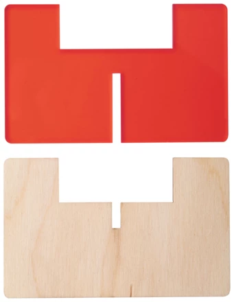 Candix podstawka pod świecę - transparentny czerwony (NAD-AP718182-05T)