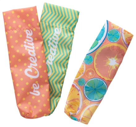 Flumber custom folding umbrella pouch - white (NAD-AP718211)