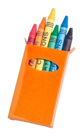 Sorell 6 pc crayon set - orange (NAD-AP731350-03)