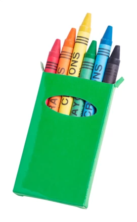 Sorell 6 pc crayon set - green (NAD-AP731350-07)