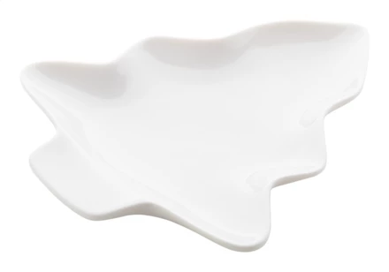 Jokkmokk talerz na przekąski, choinka - biały (NAD-AP803414-A)