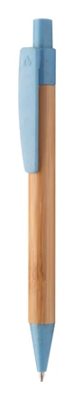 Boothic bamboo ballpoint pen - blue (NAD-AP810427-06)